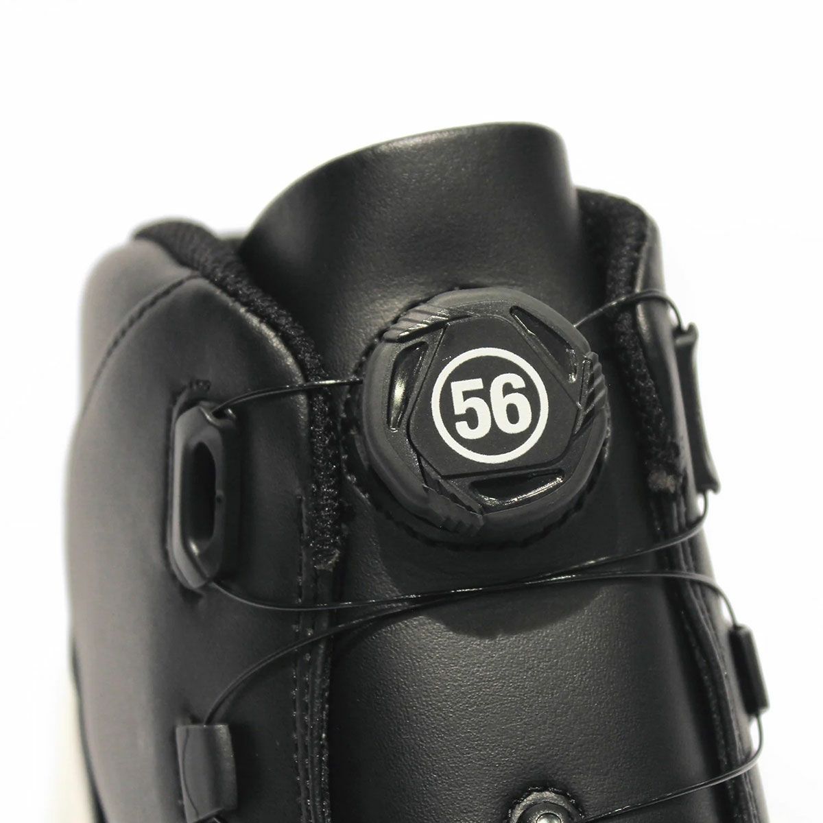 56design｜ライディング ウェッジ ソール シューズ｜スニーカータイプ｜ブラック×グレー ソール