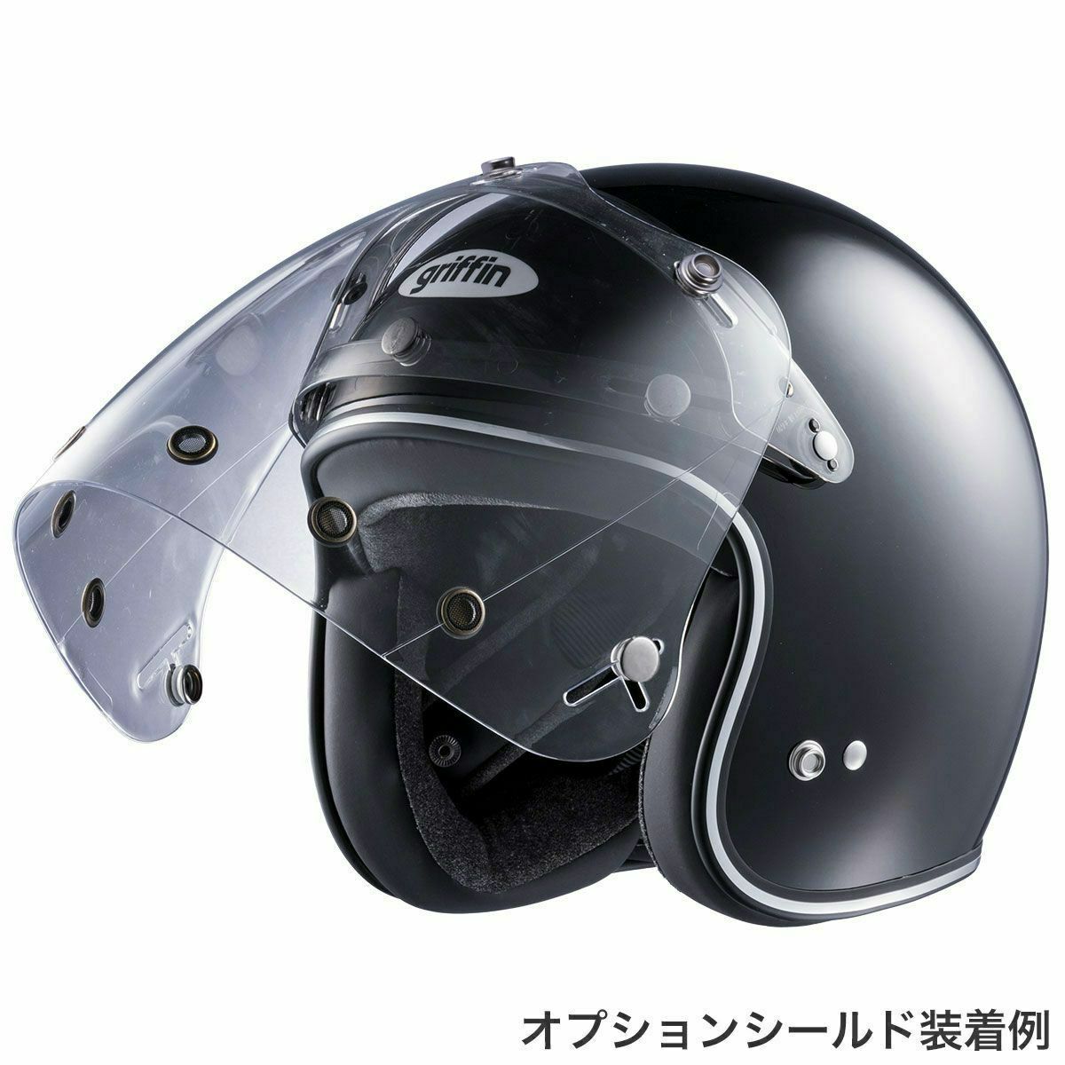 griffin｜ジェットスター ブラック｜ヘルメット｜ブラック