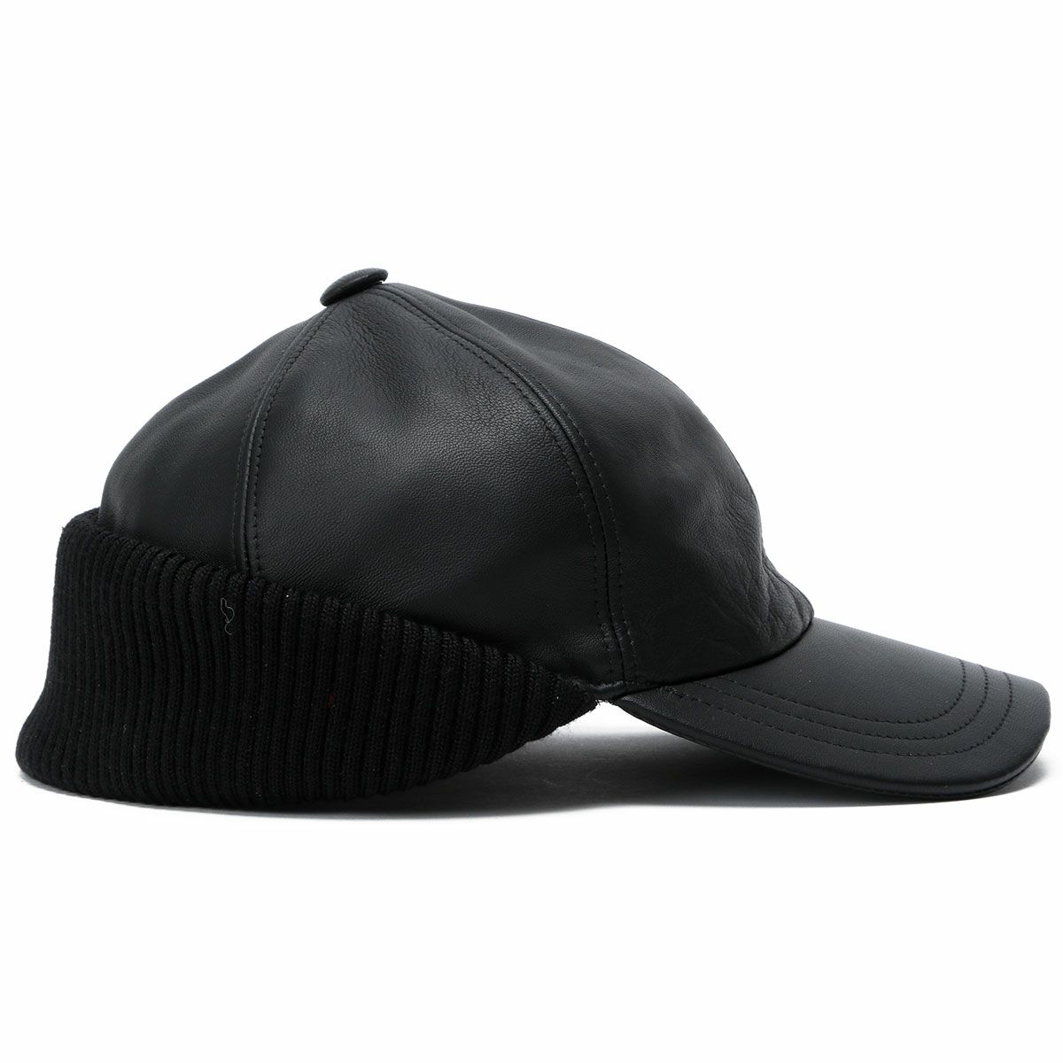 Motorimoda｜クラシック レザーキャップ｜帽子｜ブラック