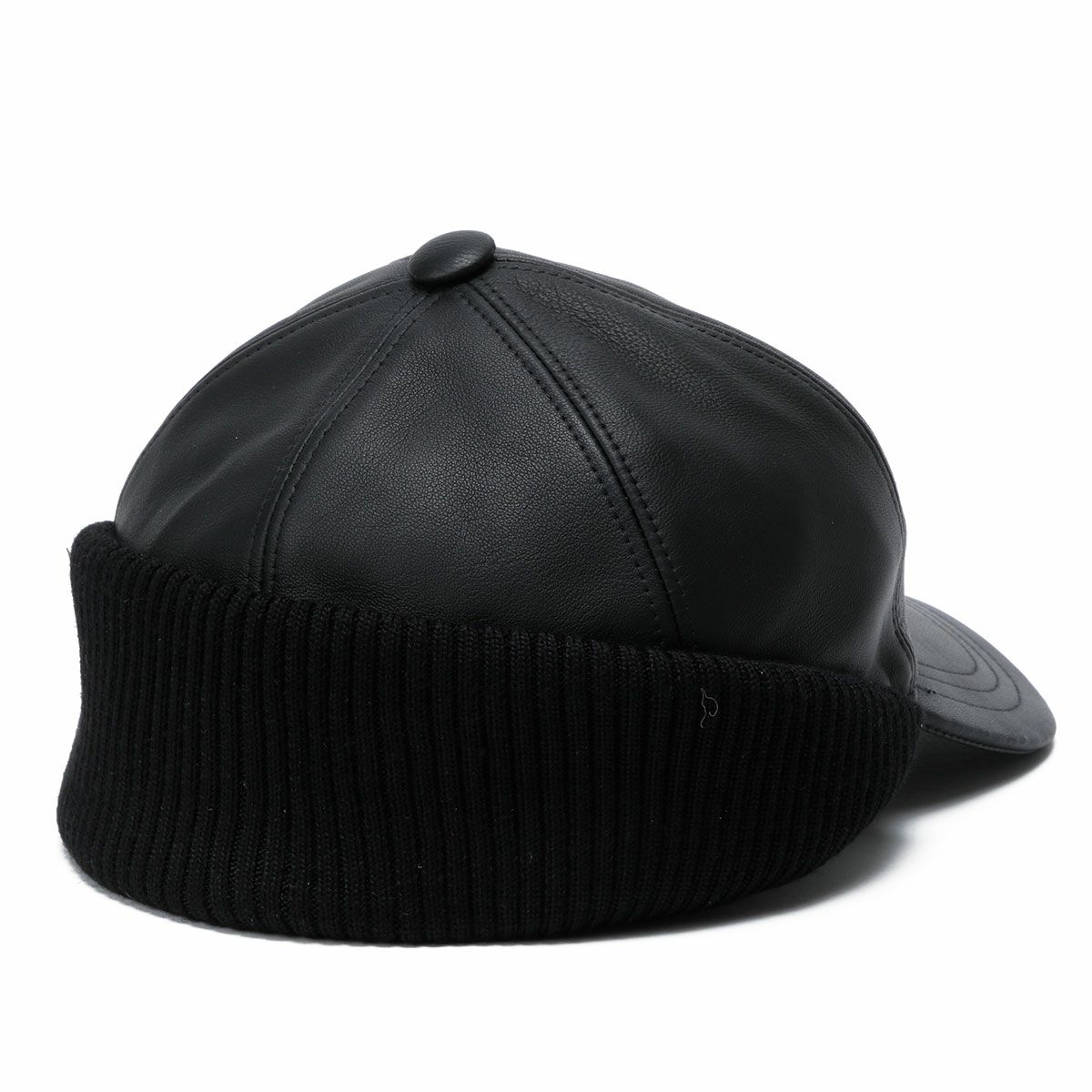 Motorimoda｜クラシック レザーキャップ｜帽子｜ブラック