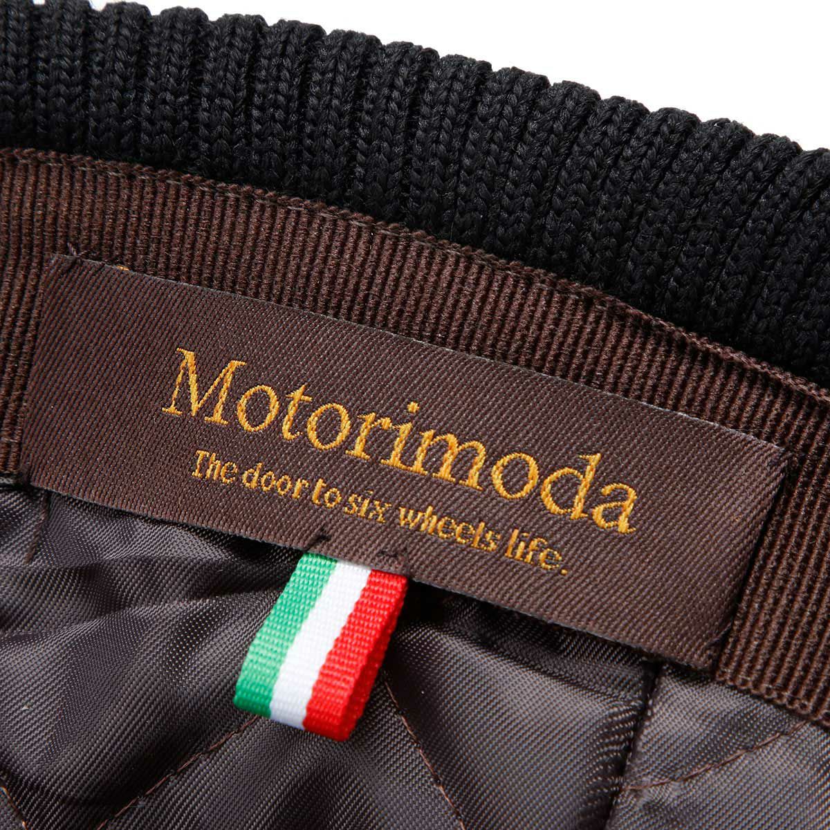 Motorimoda｜クラシック レザーキャップ｜帽子｜ブラック