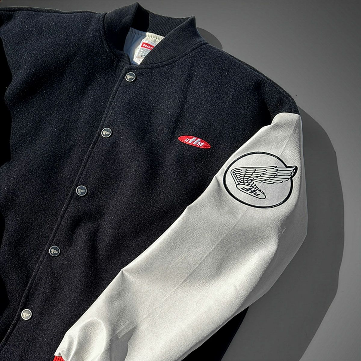 Honda Vintage Culture｜1963 アメリカン ホンダ ガルデナ カリフォルニア バーシティ ジャケッ｜アウター｜ネイビー×ホワイト