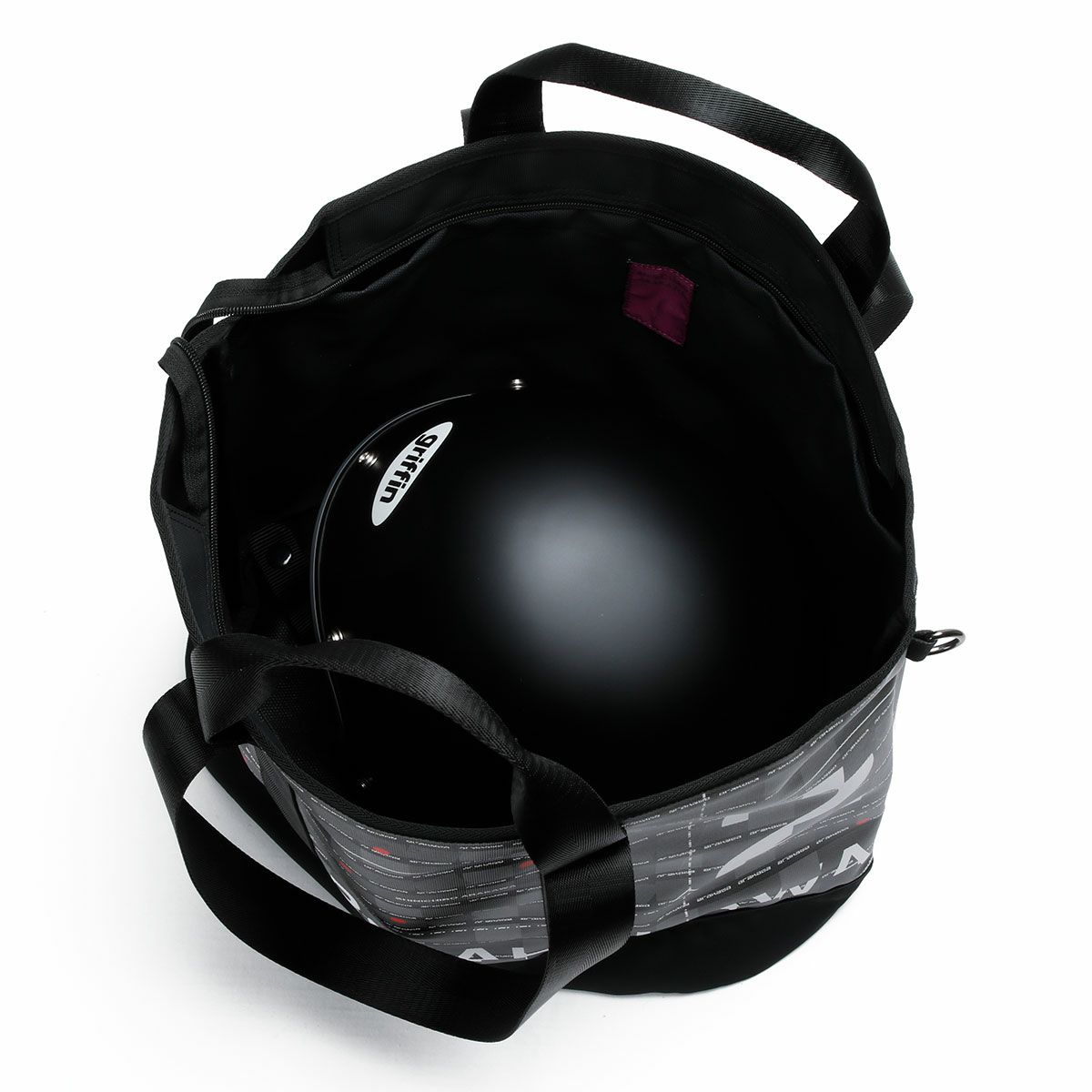 SHINICHIRO ARAKAWA｜ヘルメットバッグ大｜トートバッグ｜ブラック