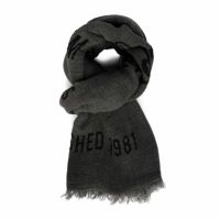 REPLAY｜フリンジ レタリングストール｜雑貨｜コーヒー