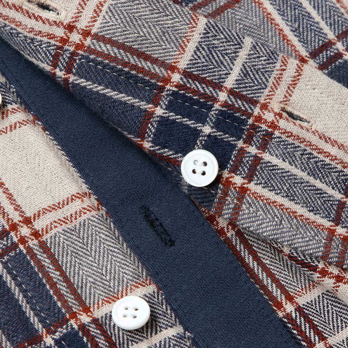 SHINICHIRO ARAKAWA｜アンフラネル｜トップス｜ネイビー