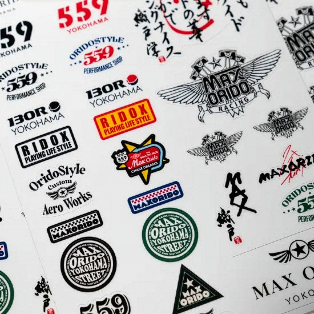MAX ORIDO｜Max Orido A4 ステッカーシート｜雑貨
