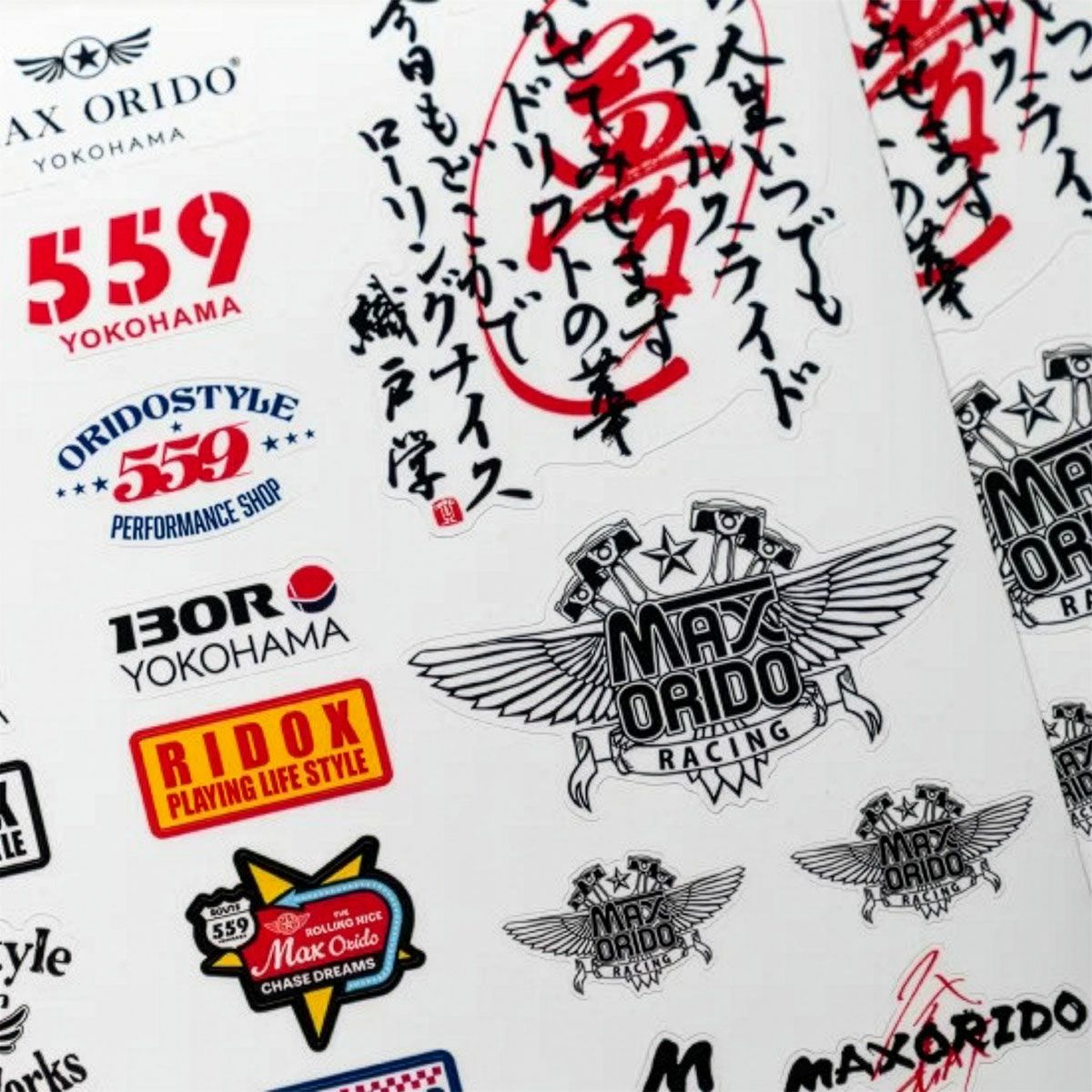 MAX ORIDO｜Max Orido A4 ステッカーシート｜雑貨