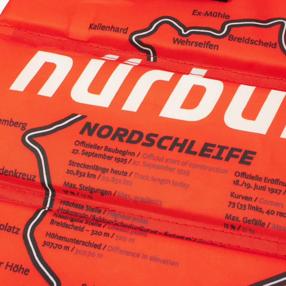 Nurburgring｜ニュルブルクリンク シートクッション ”レーストラック”｜雑貨｜オレンジ