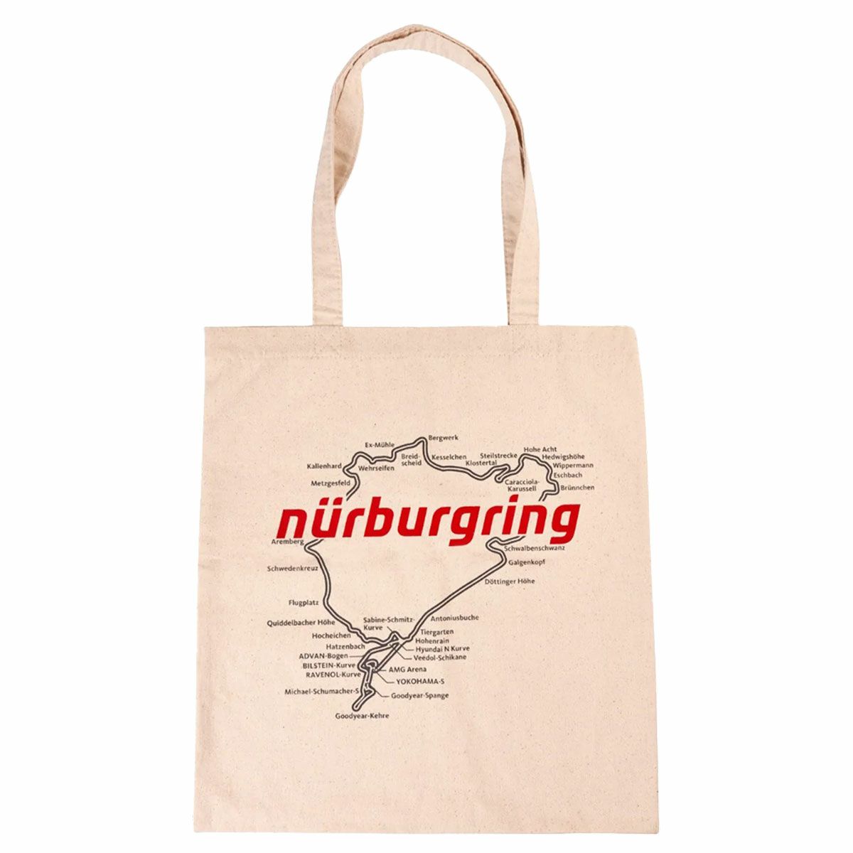urburgring｜ニュルブルクリンク コットンバッグ ”レーストラック”｜バッグ