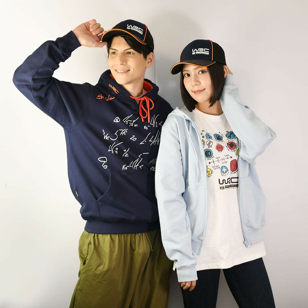 WRC｜チャンピオンシップキャップ｜雑貨｜ネイビー×ブラック｜モデル着用