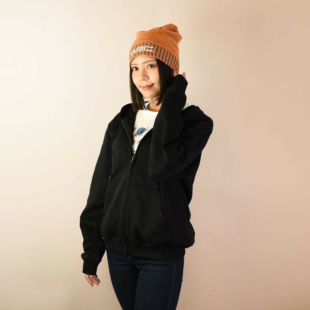 WRC｜オータムビーニー｜雑貨｜オレンジ｜モデル着用