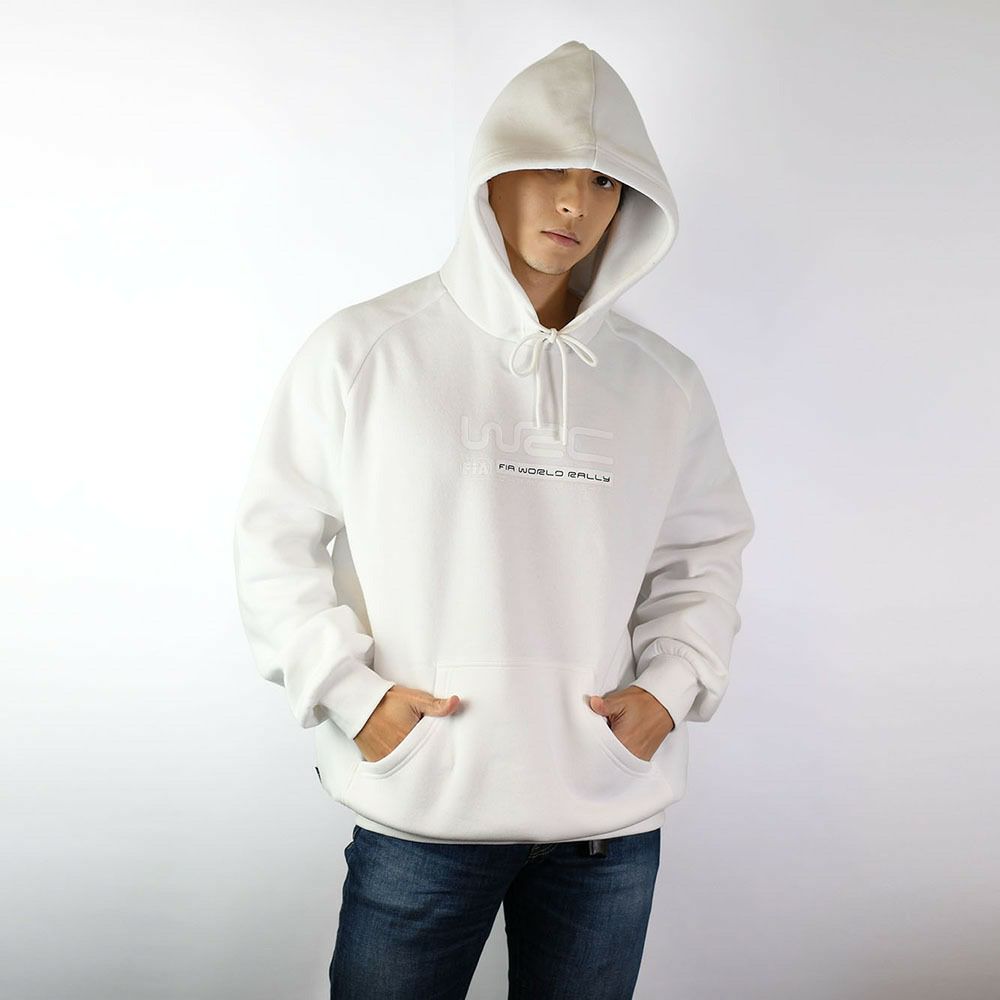WRC｜WRCベーシックフーディー｜ウェア｜ホワイト｜モデル着用