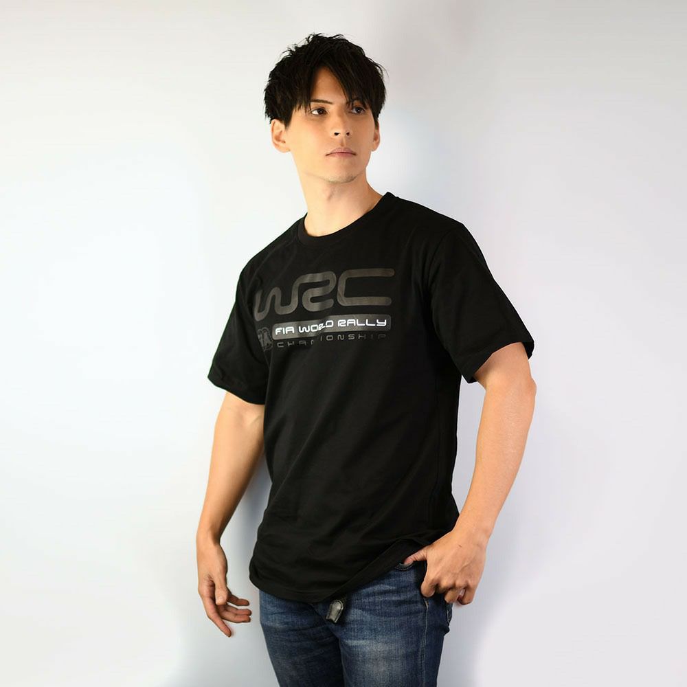 WRC｜ベーシックT｜ウェア｜ブラック｜モデル着用