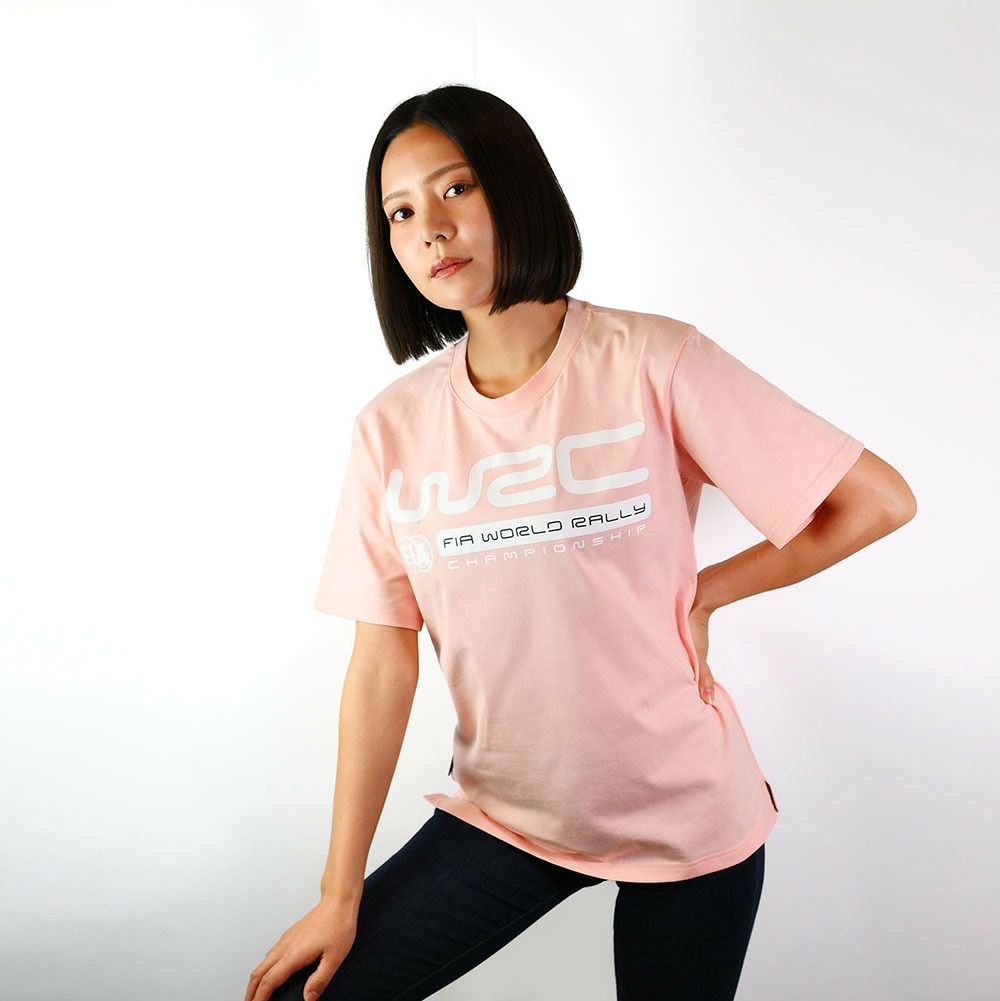 WRC｜ベーシックT｜ウェア｜ピンク｜モデル着用