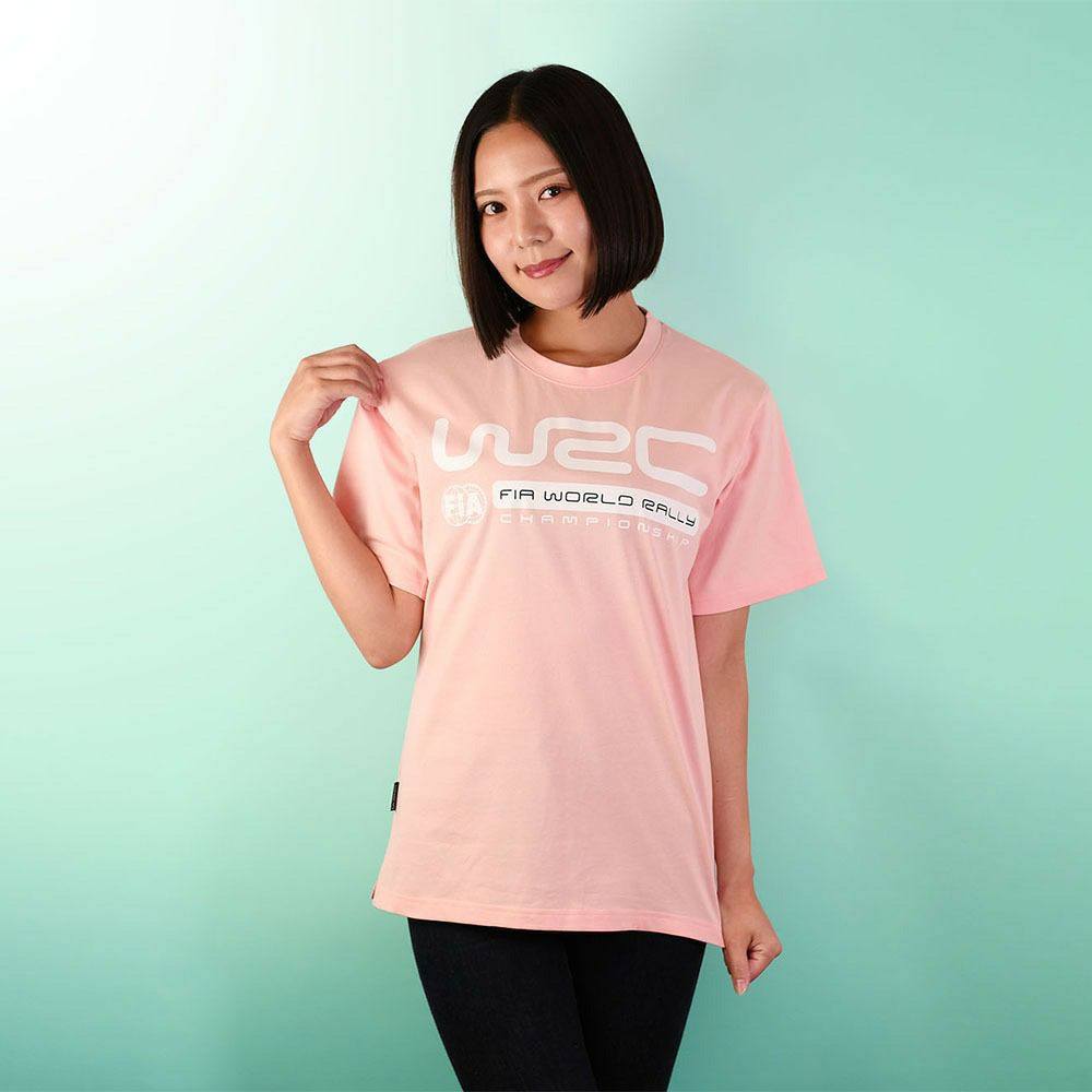 WRC｜ベーシックT｜ウェア｜ピンク｜モデル着用