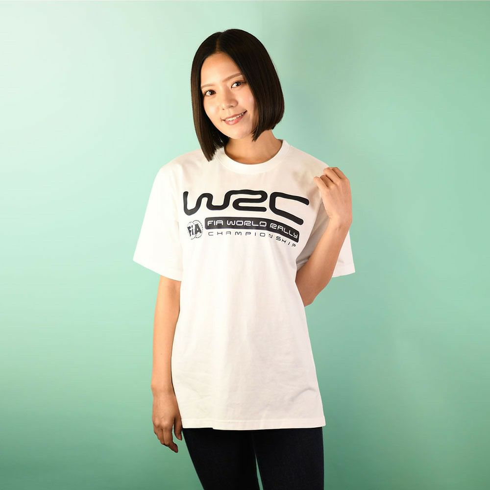WRC｜ベーシックT｜ウェア｜ホワイト｜モデル着用