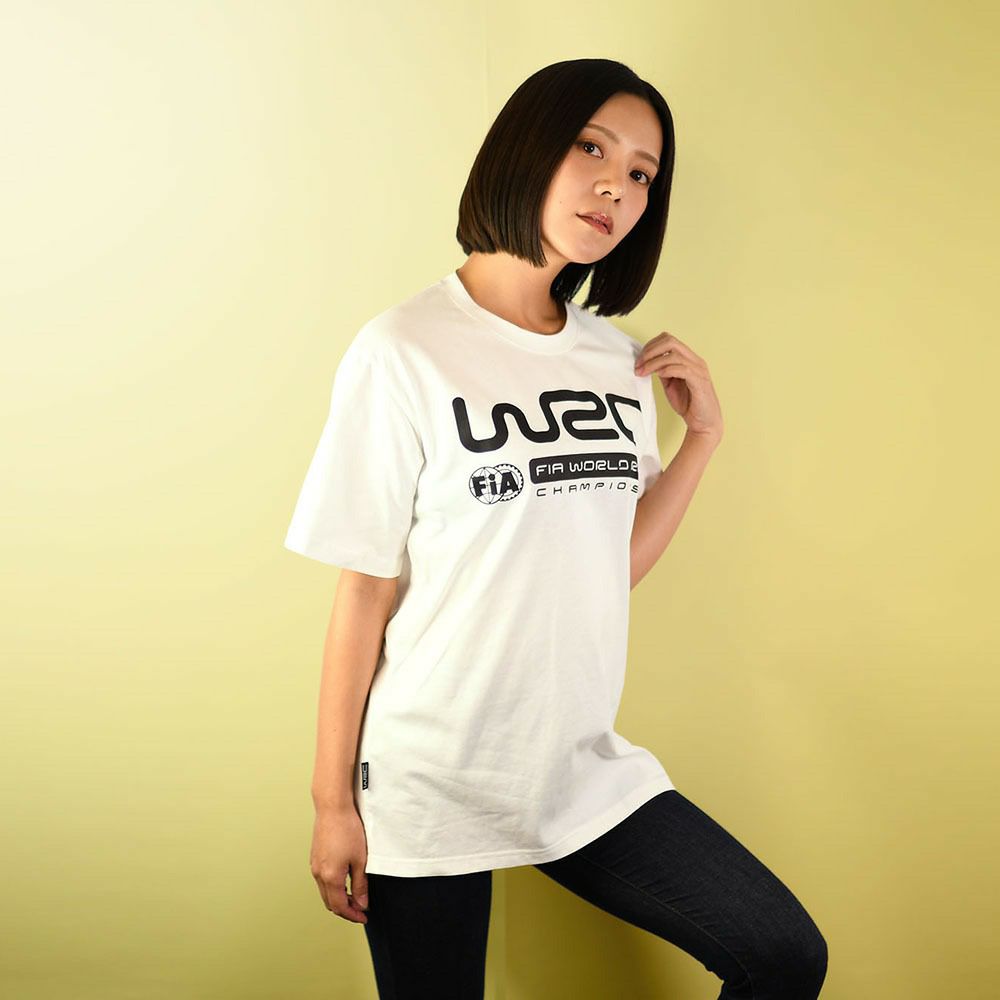 WRC｜ベーシックT｜ウェア｜ホワイト｜モデル着用