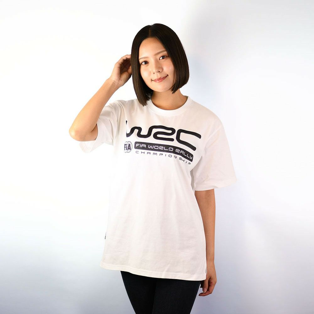 WRC｜ベーシックT｜ウェア｜ホワイト｜モデル着用
