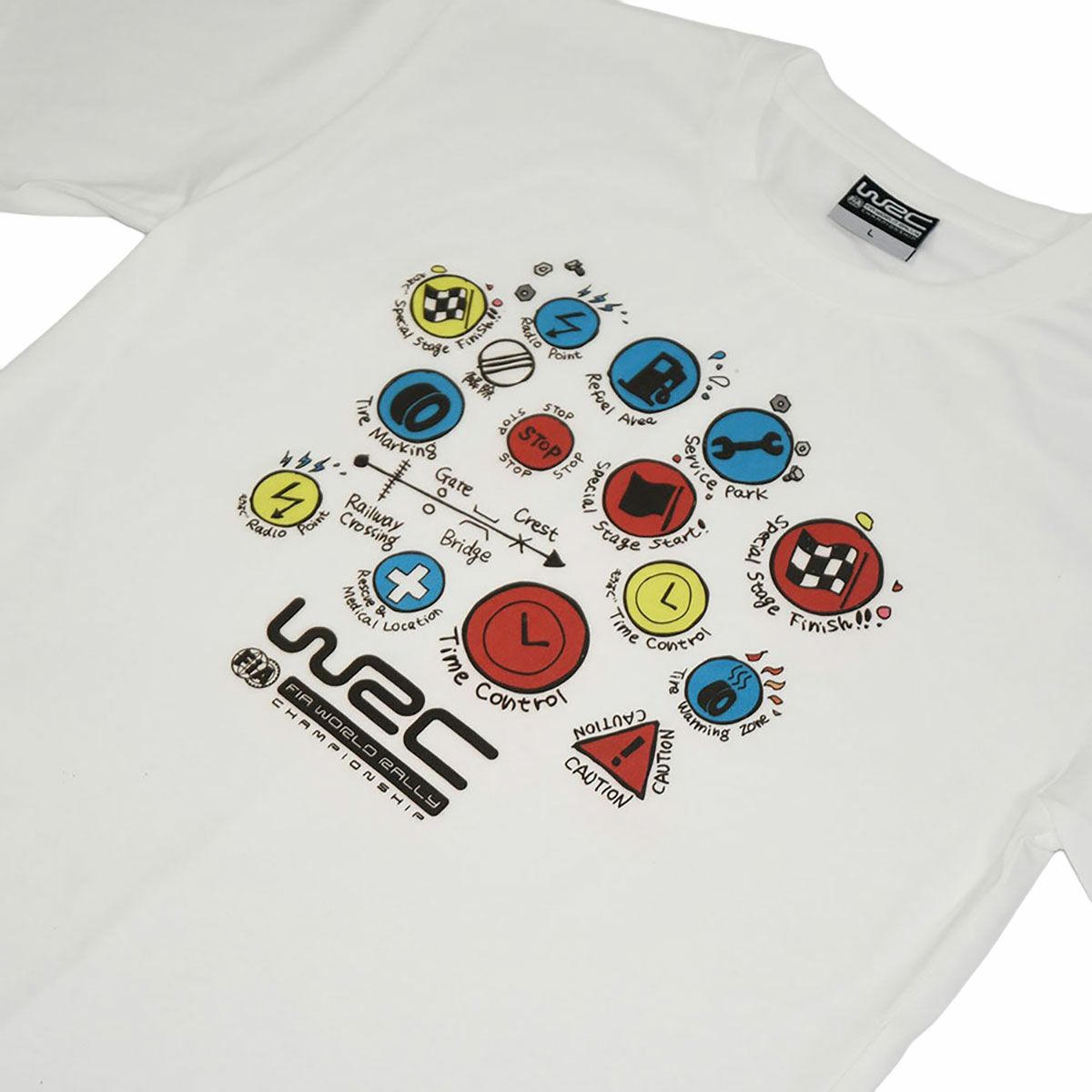 WRC｜”KANBAN”Tシャツ｜ウェア｜ホワイト