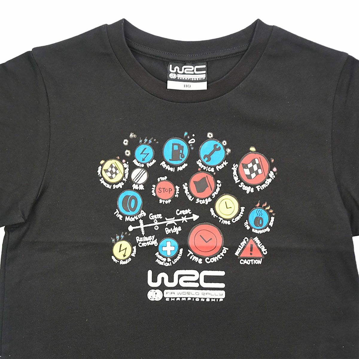 WRC｜”KANBAN”Tシャツ キッズ｜ウェア｜ブラック