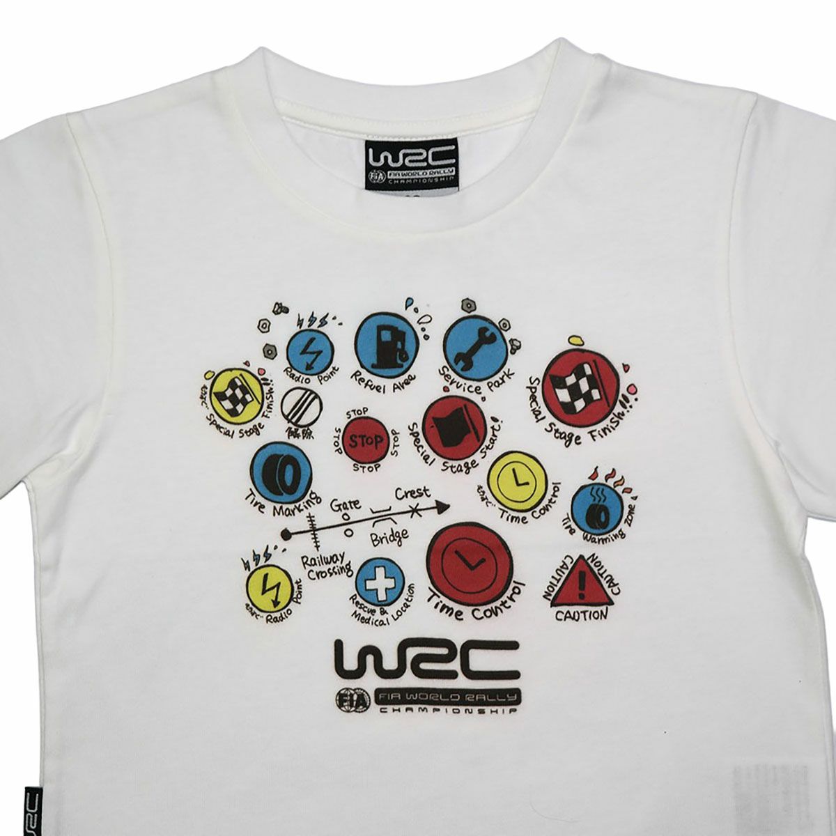 WRC｜”KANBAN”Tシャツ キッズ｜ウェア｜ホワイト