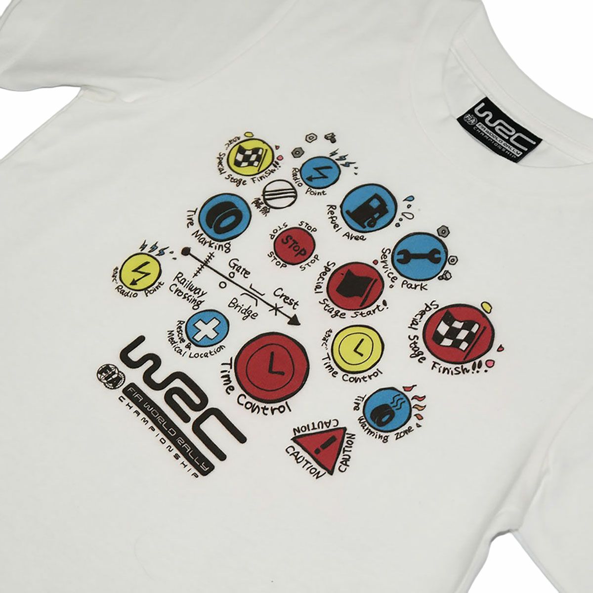 WRC｜”KANBAN”Tシャツ キッズ｜ウェア｜ホワイト