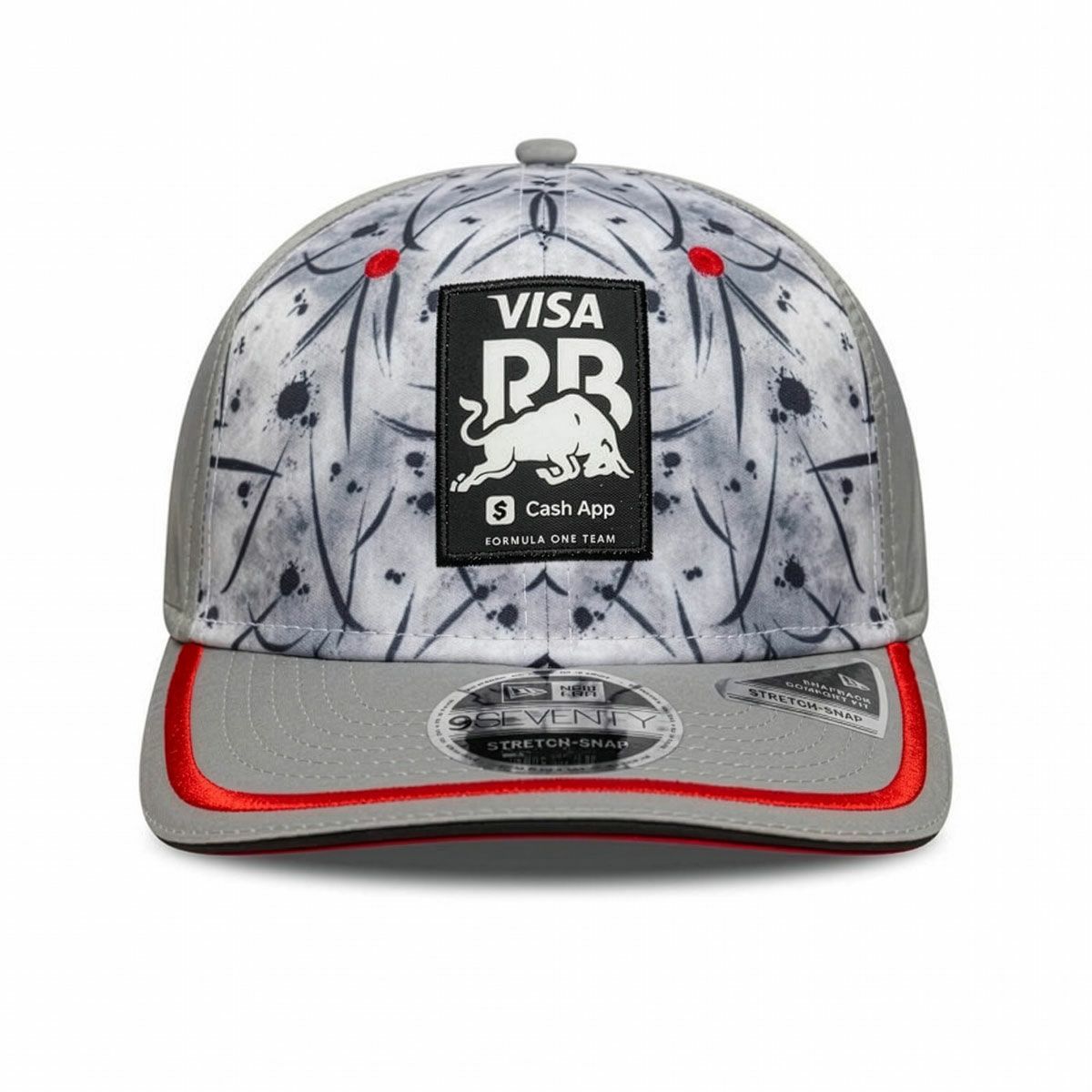 Racing Bulls｜Visa Cash App レーシングブルズ ニューエラ 9Seventy 日本GP 2025 スペシャルエディション キャップ｜帽子｜グレー