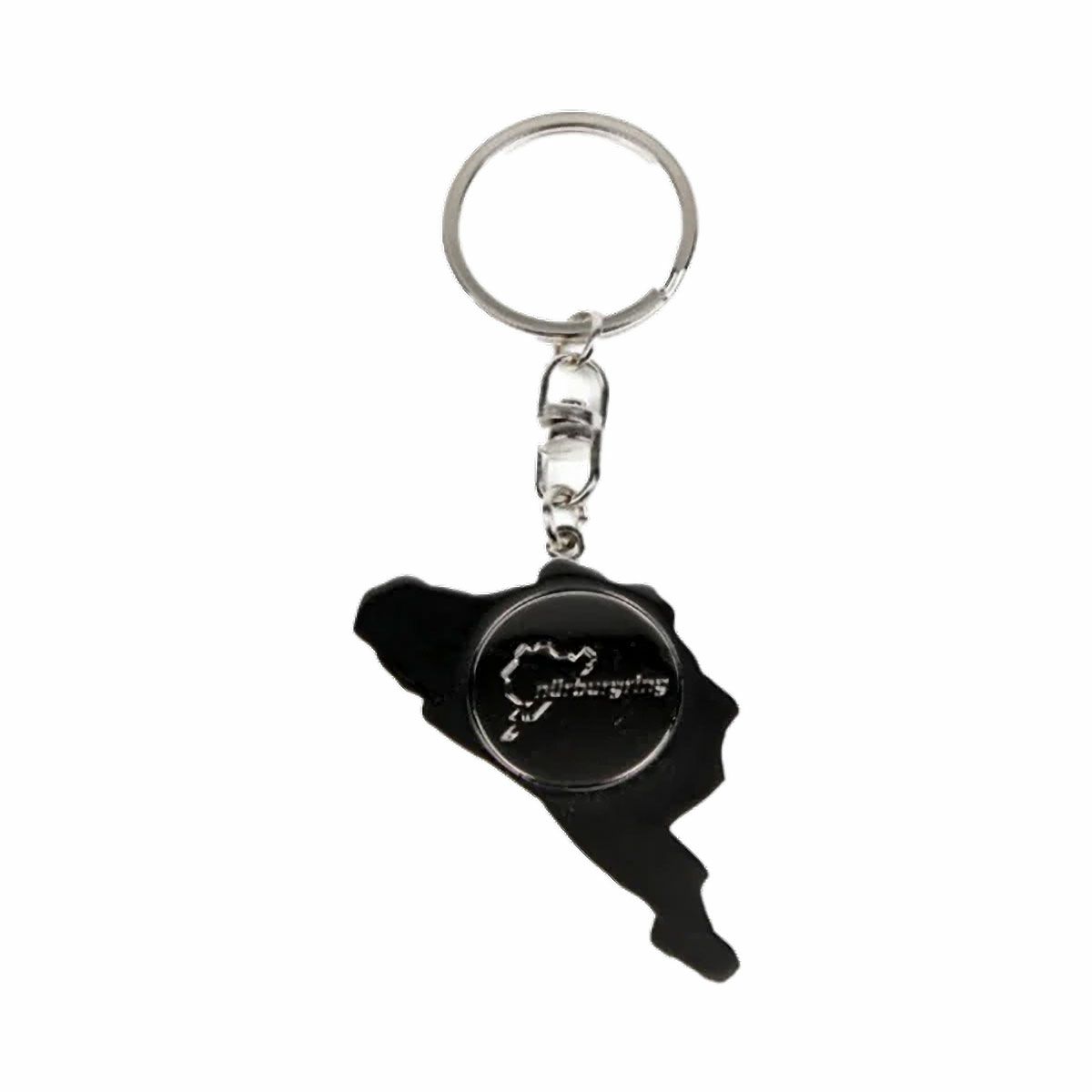 Nurburgring｜シルエット キーチェーン｜キーホルダー｜ブラック