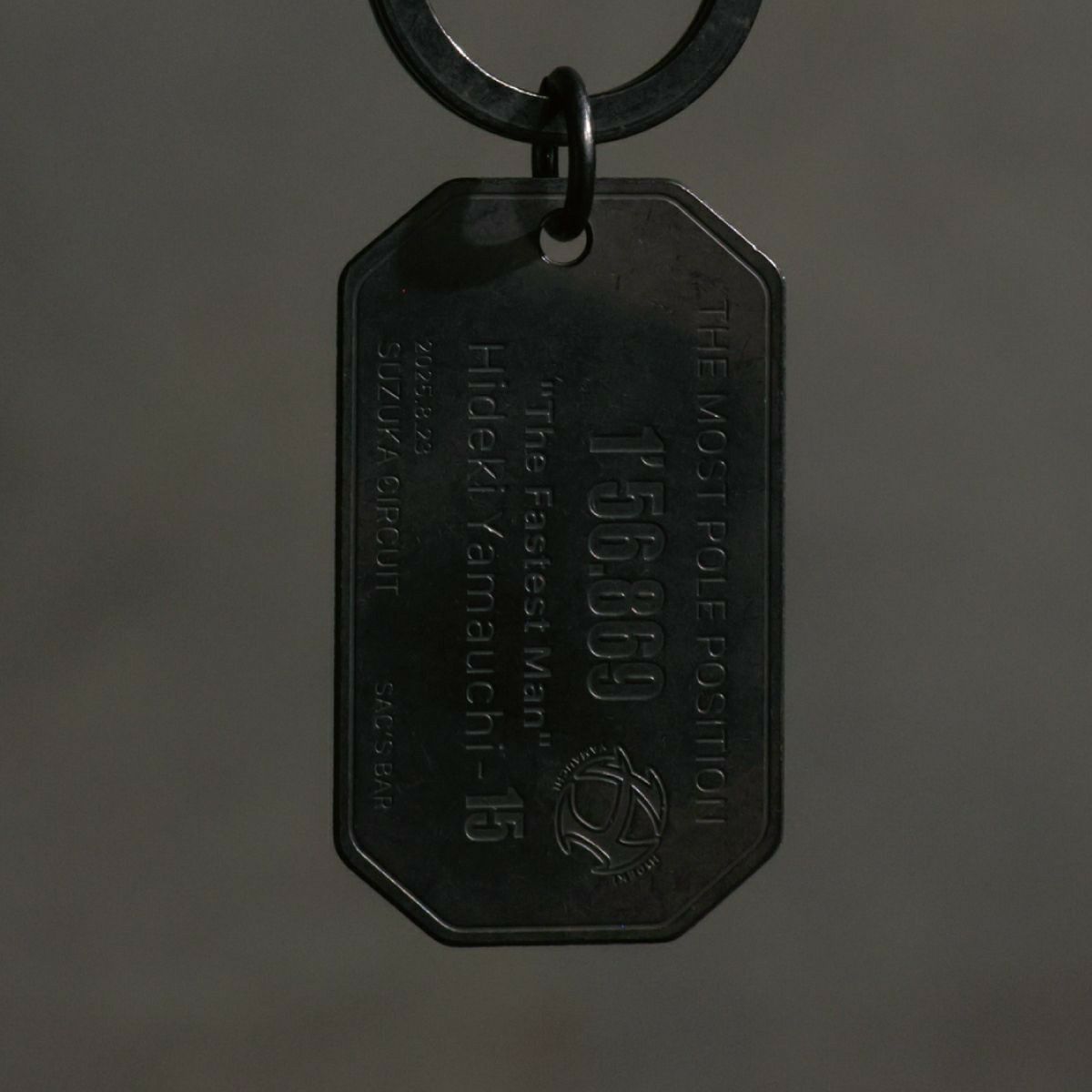 SUBARU｜レーシングドライバー 山内英輝 最多ポールポジション15回記念 真鍮キーホルダー IYS-003 SUBARU スバル｜キーホルダー｜ブラック