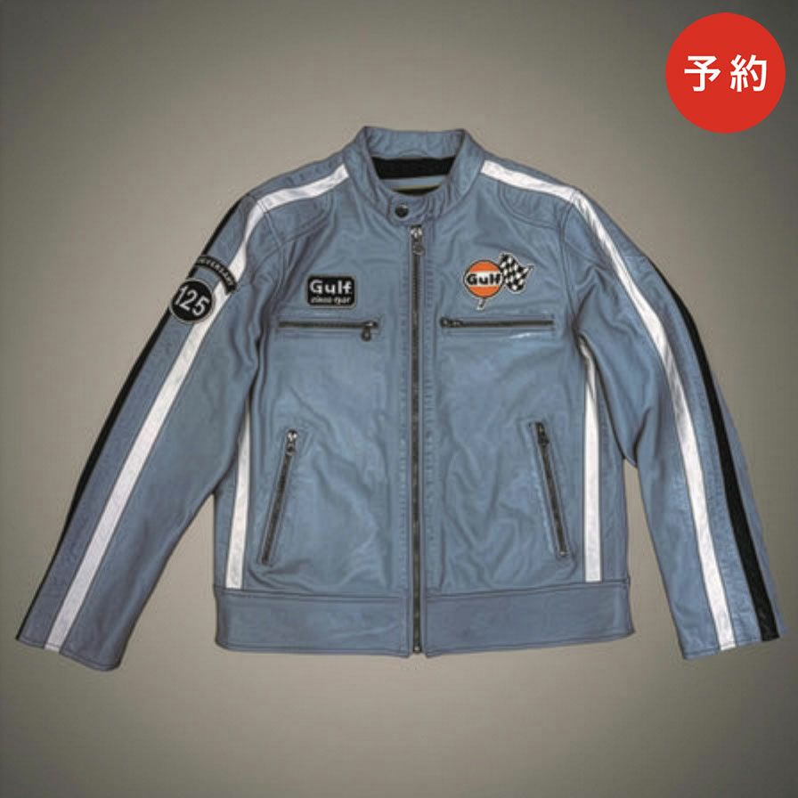 GULF｜125 ガルフレーシングジャケット｜アウター｜ライトブルー