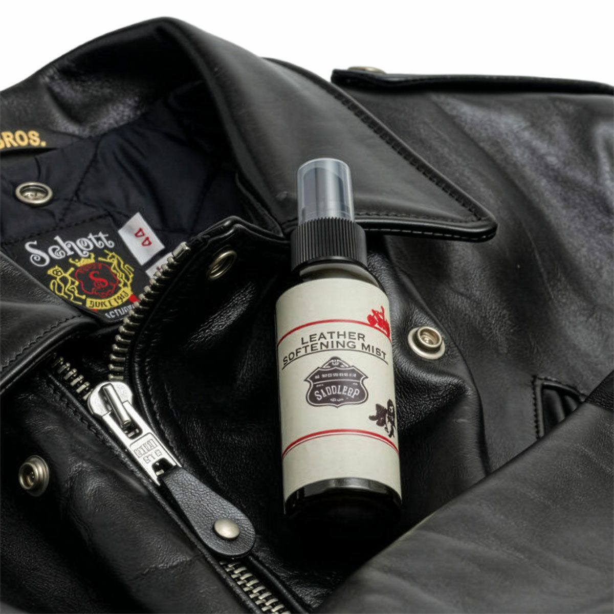 ジャケットとレザーソフトニングミスト