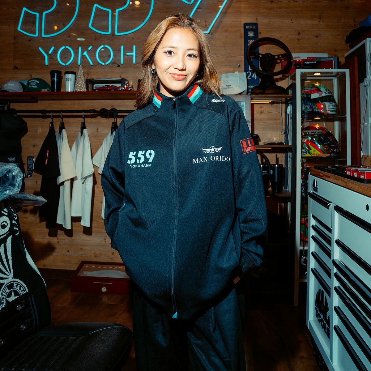 MAX ORIDO｜MAX ORIDO ソフトシェルジャケット｜アウター｜モデル着用