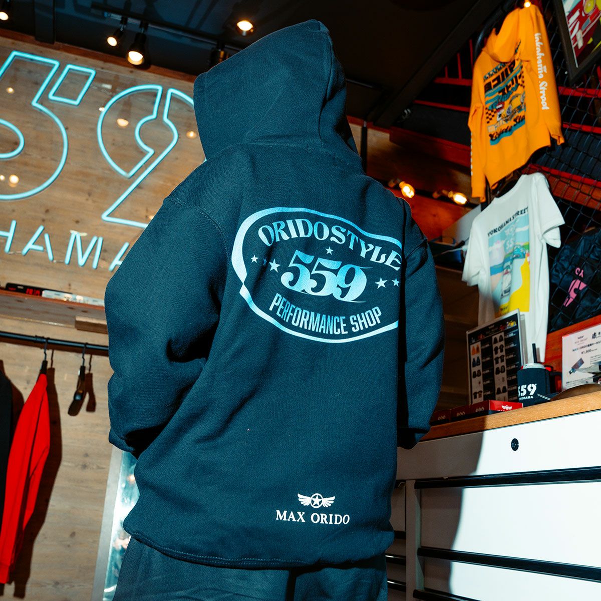 MAX ORIDO｜MAX ORIDO ジップフーディ｜ウェア｜モデル着用