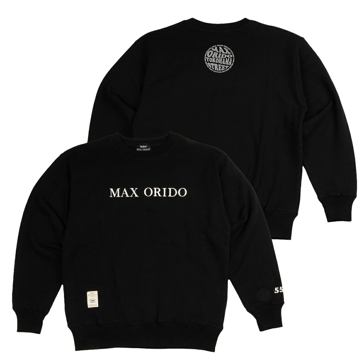 MAX ORIDO｜MAX ORIDO 3D クルーネック｜スウェット