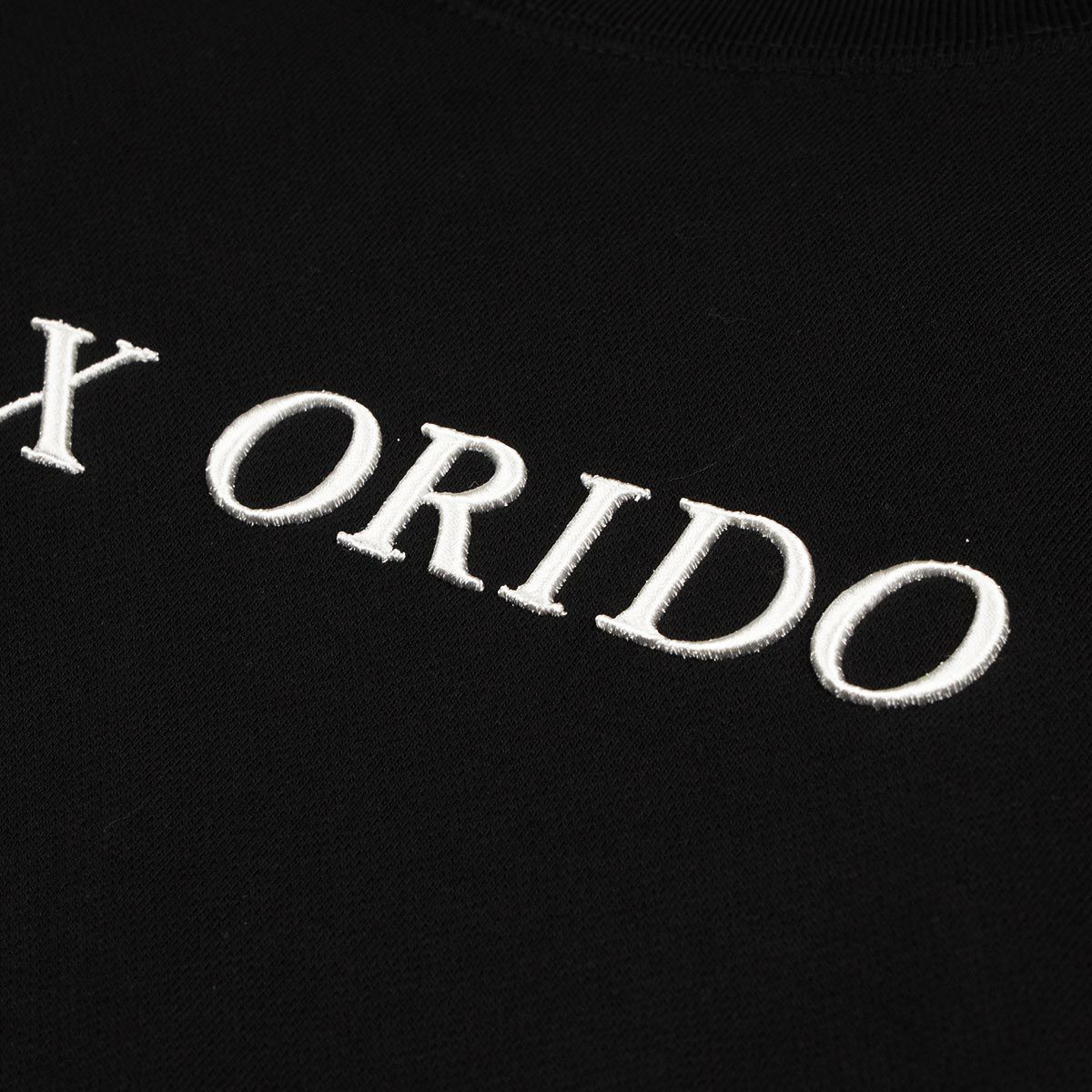MAX ORIDO｜MAX ORIDO 3D クルーネック｜スウェット｜ブラック