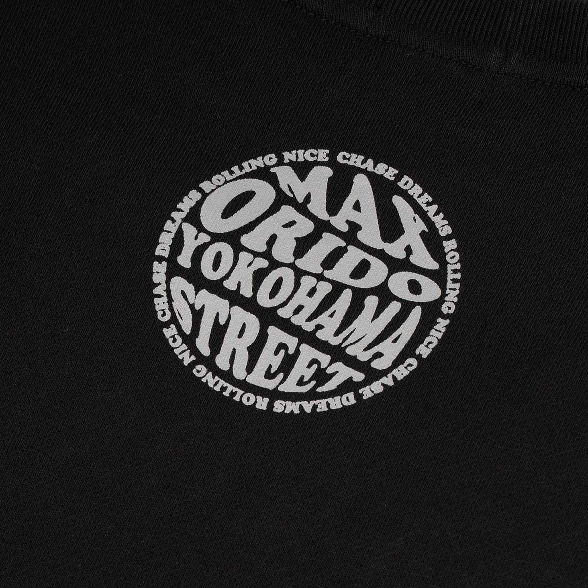 MAX ORIDO｜MAX ORIDO 3D クルーネック｜スウェット｜ブラック