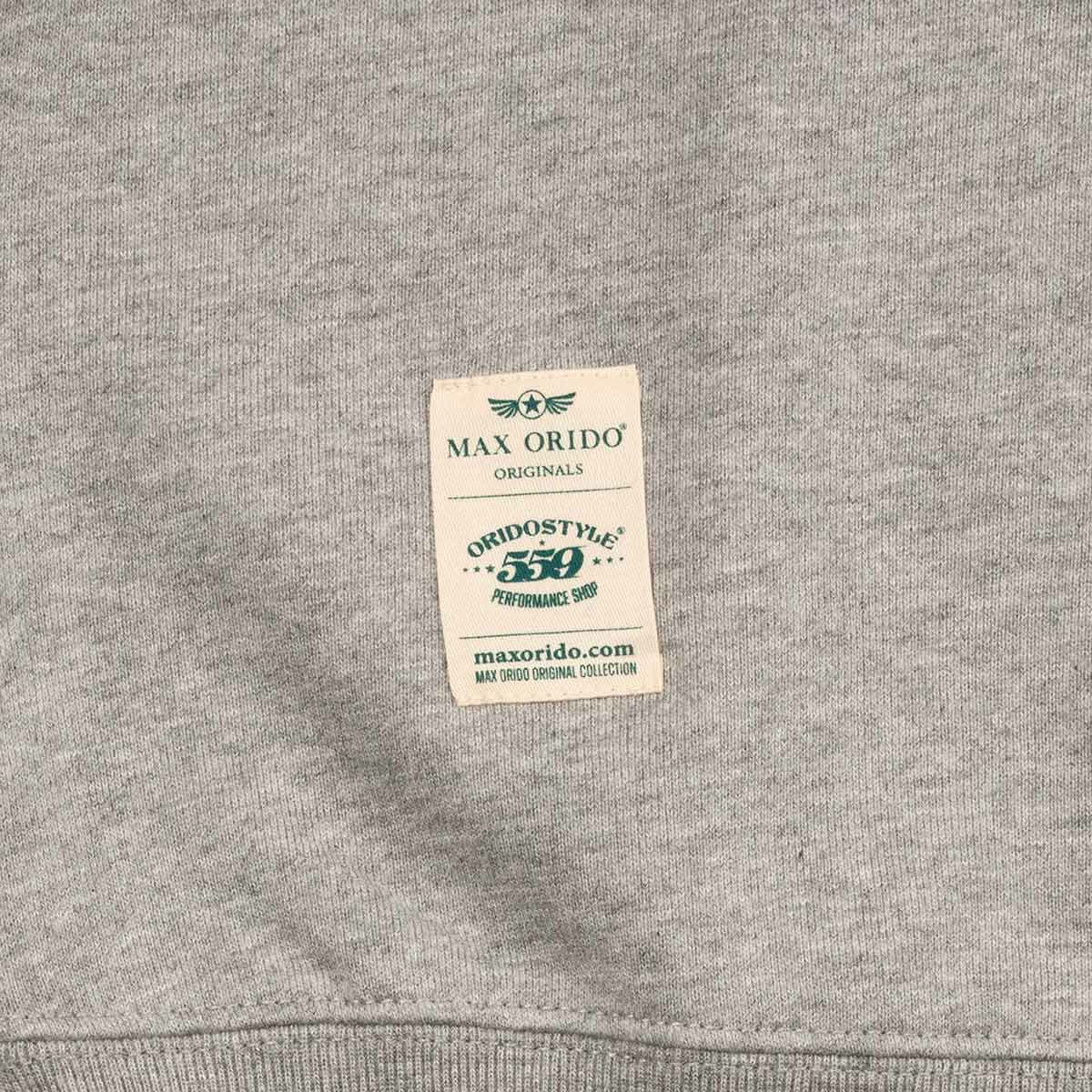 MAX ORIDO｜MAX ORIDO 559 グレー クルーネック｜スウェット