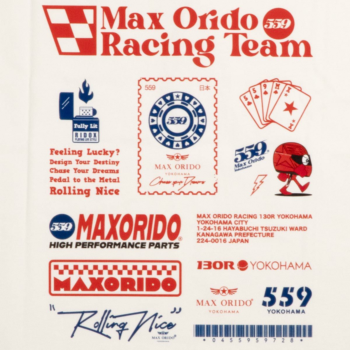 MAX ORIDO｜MAX ORIDO 559 織戸スタイル Tシャツ｜ウェア
