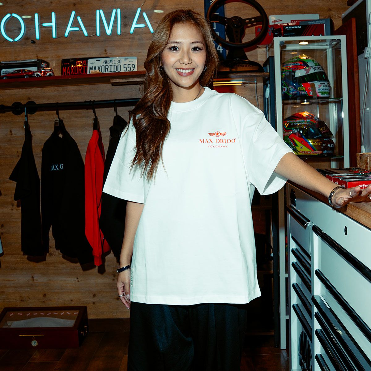 MAX ORIDO｜MAX ORIDO 559 織戸スタイル Tシャツ｜ウェア｜モデル着用