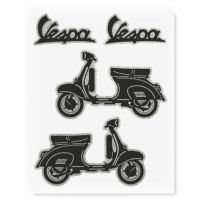 VESPA｜ベスパ ステッカー 10x12cm｜雑貨
