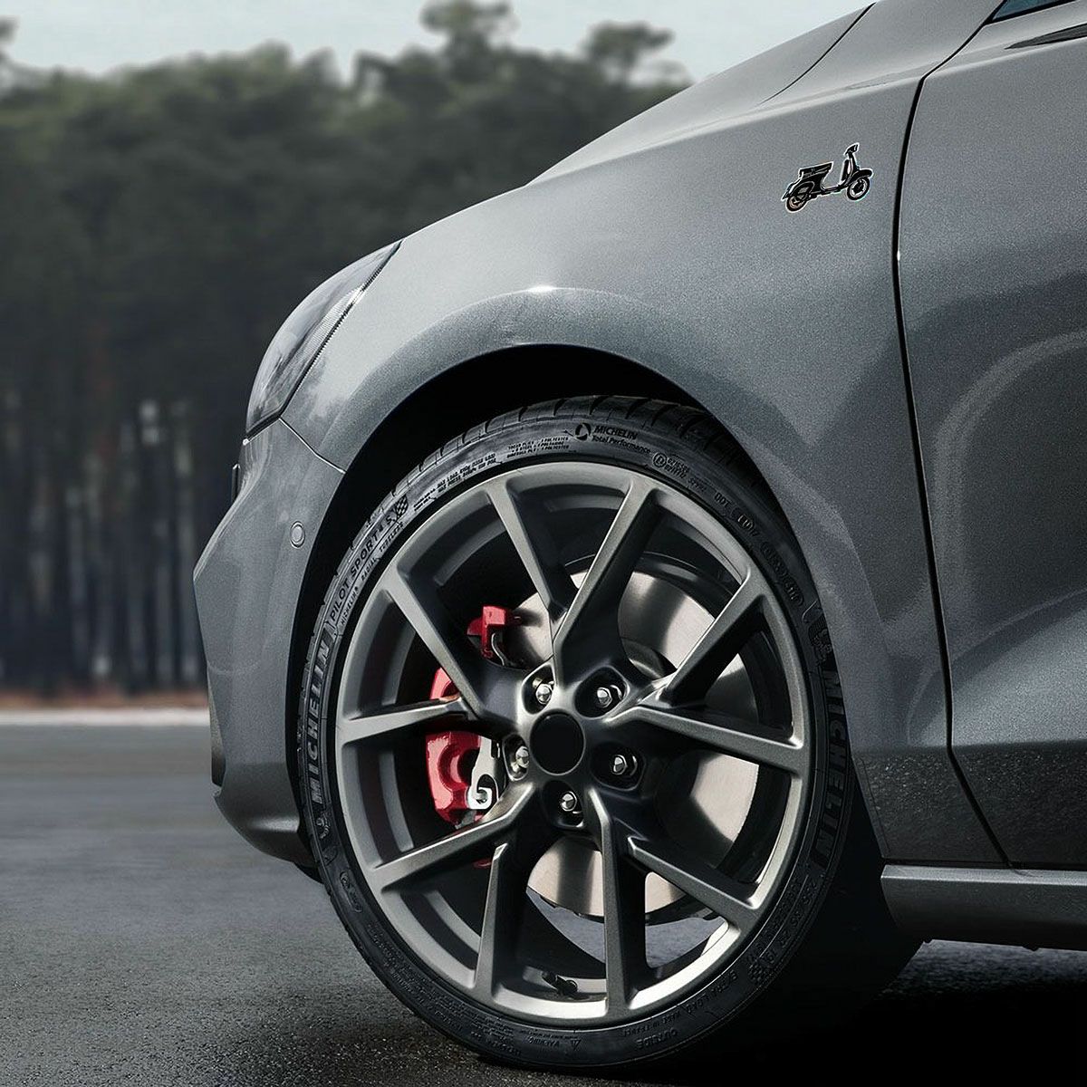 VESPA｜ベスパ 3D ステッカー 44x68mm｜雑貨