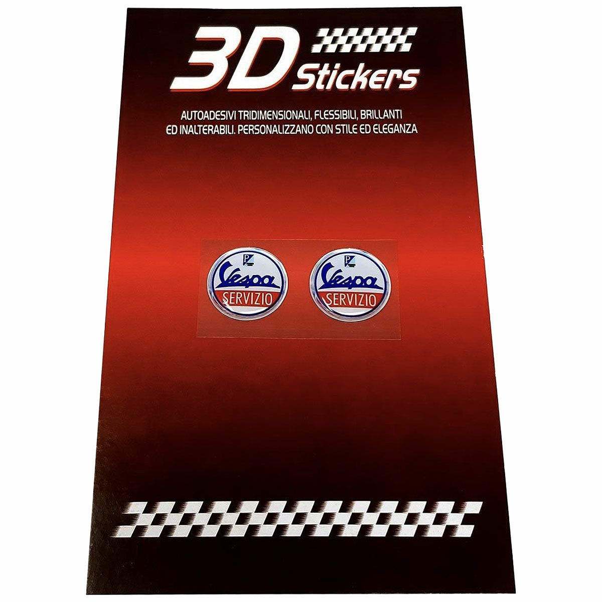 VESPA｜ベスパ 3D ステッカー ベスパサービス｜雑貨