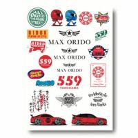 MAX ORIDO｜Max Orido A4 アソート ロゴステッカー Ver 2｜雑貨
