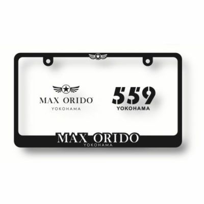 MAX ORIDO｜Max Orido ナンバープレート フレーム｜雑貨