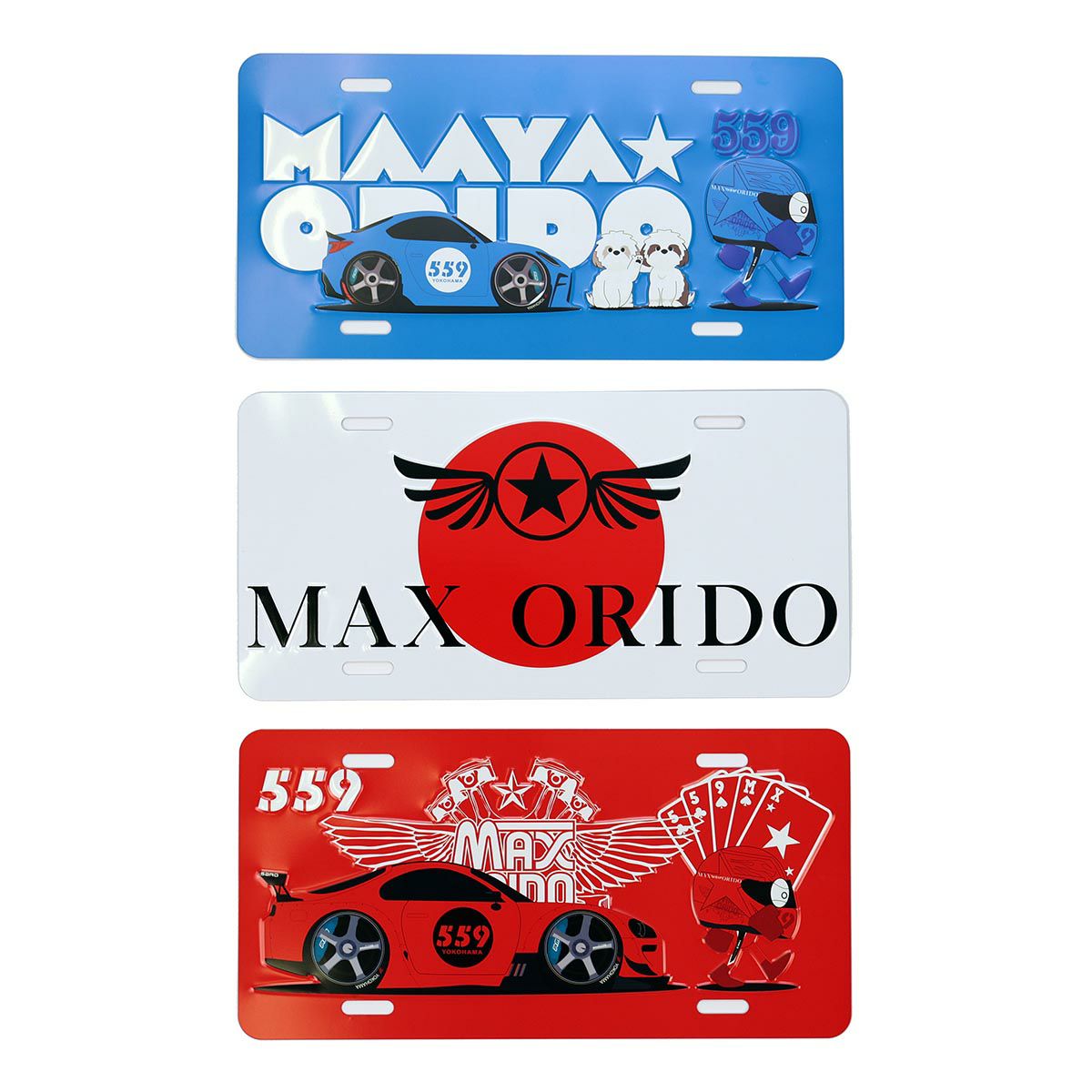 Max Orido ナンバープレート | モトーリモーダ公式オンラインショップ