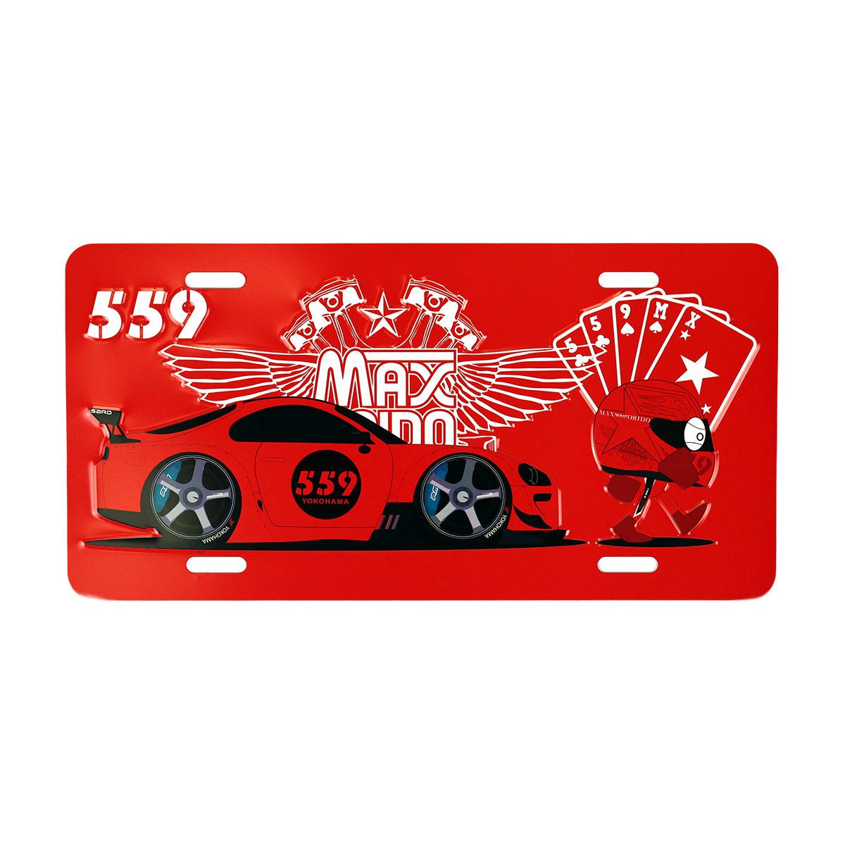 Max Orido ナンバープレート | モトーリモーダ公式オンラインショップ