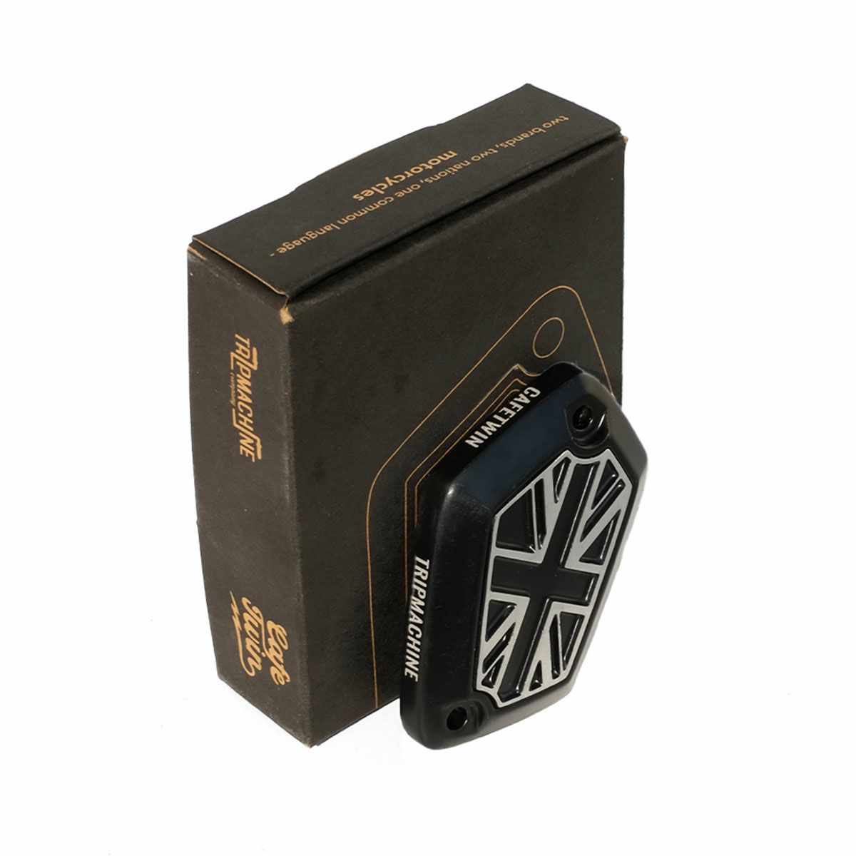 Trip Machine｜ブレーキオイル リザーバーキャップ for ヒマラヤン ＆ ゲリラ450｜雑貨｜ブラック×シルバー