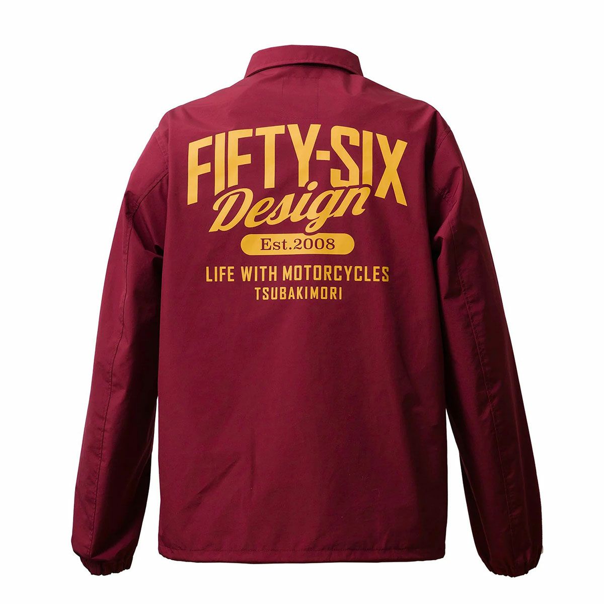 56design｜ライディング コーチ ジャケット 4｜アウター｜バーガンディ