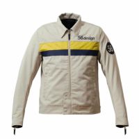 56design｜フィフティーズ ブルゾン ’26｜アウター｜ライトベージュ×ネイビー