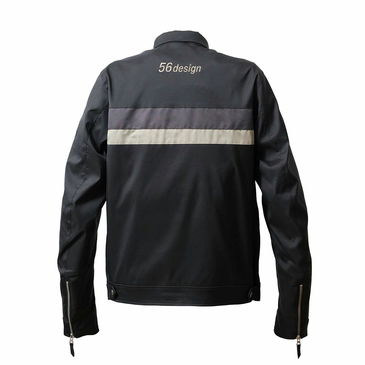 56design｜フィフティーズ ブルゾン ’26｜アウター｜ブラック×ライトグレー
